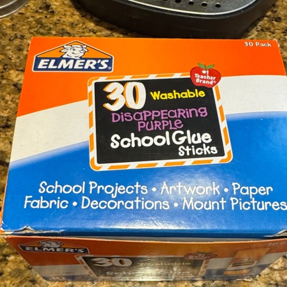 Disappearing Purple School Glue Sticks - 26 Pack